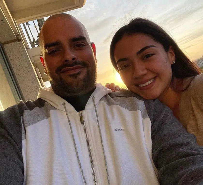 Berner with his wife April Martinez
